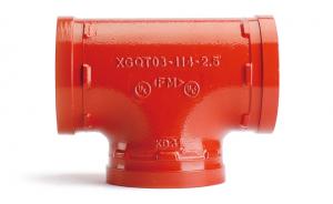 Короткий тройник под муфту LedeGroove ДУ200, 8" (219мм)